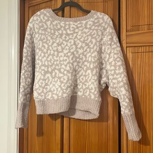 Jessica Simpson leopard print sweater. Size small.